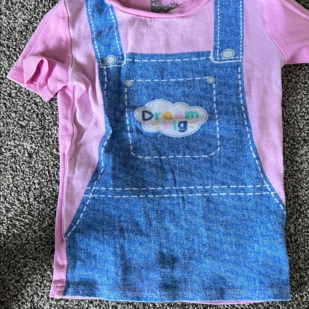 Lightly worn/EUC super soft Ms. Rachel girls’ 5T colorful 4-pc pajama set bundle - Picture 5 of 7
